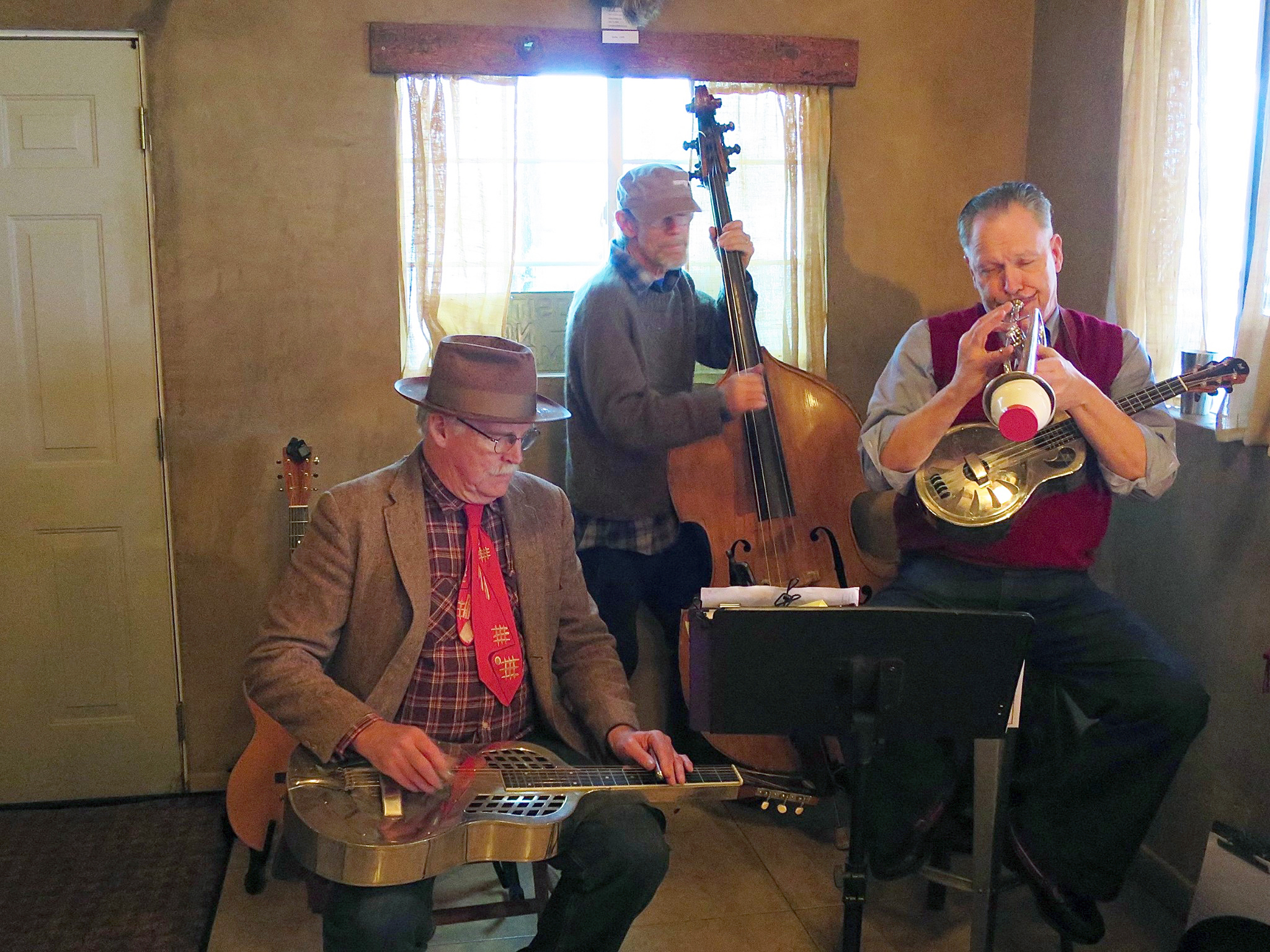 Photo caption: Armstrong, Cary & MacGill will present a free outdoor concert on Thursday July 27 at 7:00 p.m. at the Rotary Park Gazebo in Winters. This will be the last performance of the Winters Friends of the Library summer concert series.